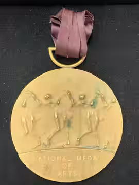 Ray Bradbury's National Medal of Arts, housed at the Ray Bradbury Center (2024)