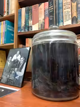 The prop used in the Alfred Hitchock Hour adaptation of Ray Bradbury's story "The Jar" (2024)