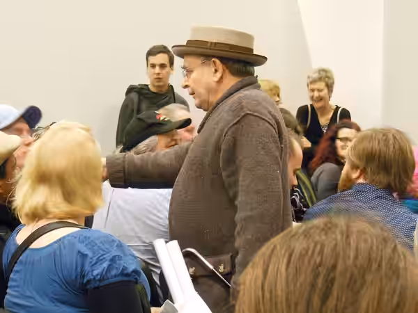 Sylvester McCoy at the Sci-Fi-fair in Malmö 2014