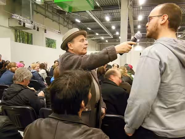 Sylvester McCoy at the Sci-Fi-fair in Malmö 2014