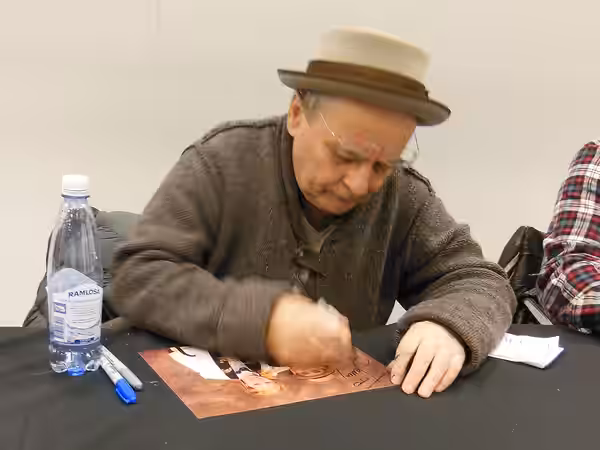 Sylvester McCoy at the Sci-Fi-fair in Malmö 2014