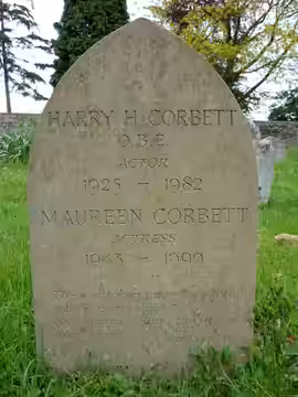 Headstone of Harry H and Maureen Corbett, Church of Saint Michael, Penhurst, East Sussex (2009)