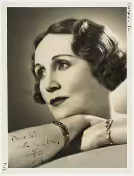 Fay Compton, actor, 1938, State Library of New South Wales, P1/368