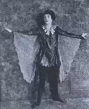 Actress Fay Compton as Peter Pan at the New Theatre, 1918