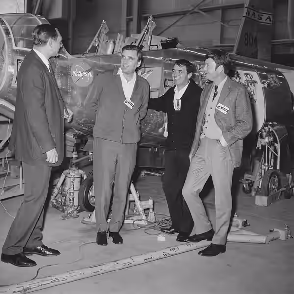 The 1960s Star Trek television series cast members Chief Engineer Montgomery "Scotty"™ Scott played by James Doohan and Chief Medical Officer Leonard "Bones"™ M (1967)