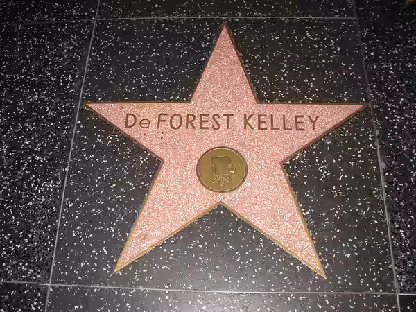 DeForest Kelley's Walk of Fame star. (2005)