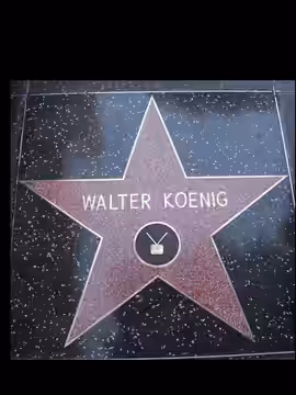 Walter Koenigs Star on the Hollywood Walk of Fame (2012)