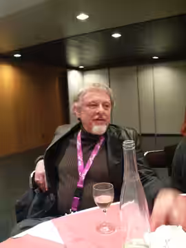 Norman Spinrad at the Utopiales science fiction festival in Nantes, France. (2006)