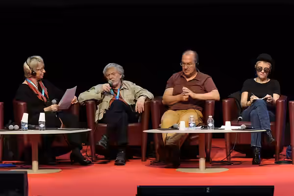 photograph taken at the 2015 edition of the "Utopiales" of Nantes.