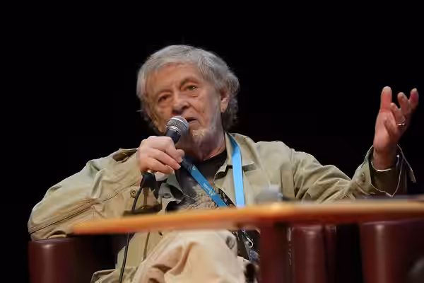 photograph taken at the 2015 edition of the "Utopiales" of Nantes.