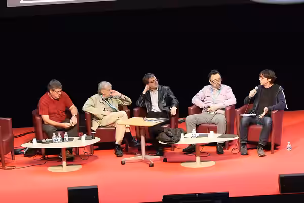 photograph taken at the 2015 edition of the "Utopiales" of Nantes.