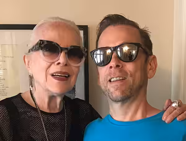 Personal photo of Barbara Bain and I (2018)