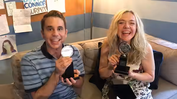 The 71st Tony Award winner for Best Performance by an Actor in a Leading Role in a Musical, Ben Platt, and Tony Award winner for Best Performance by an Actress  (2017)