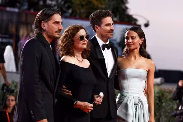 Cast and Filmaker of “The Echo Chamber” at the 83rd Venice International Film Festival (2026)