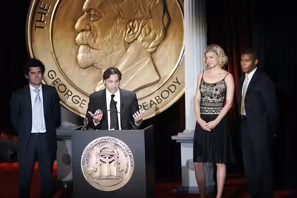 Jeffrey Reiner, Jason Katims, Adrianne Palicki and Gaius Charles, 66th Annual Peabody Awards Luncheon Waldorf=Astoria Hotel New York, NY USA June 4, 2007
