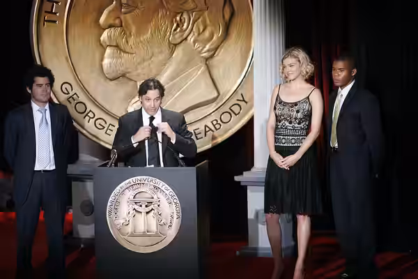 Jeffrey Reiner, Jason Katims, Adrianne Palicki and Gaius Charles, 66th Annual Peabody Awards Luncheon Waldorf=Astoria Hotel New York, NY USA June 4, 2007