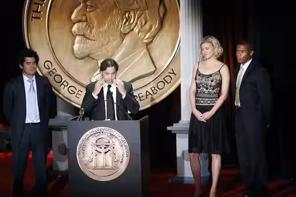 Jeffrey Reiner, Jason Katims, Adrianne Palicki and Gaius Charles, 66th Annual Peabody Awards Luncheon Waldorf=Astoria Hotel New York, NY USA June 4, 2007