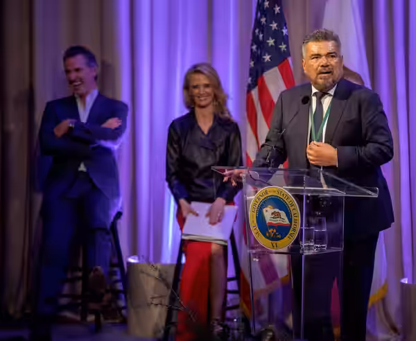 George Lopez at the 2019 California Hall of Fame Ceremony in Sacramento, California.