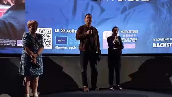 Christian Petzold à l'avant-première de "Miroirs No. 3" à l'UGC Ciné Cité Les Halles, le 25 août 2025.
