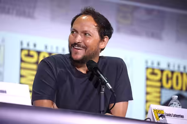 Louis Leterrier speaking at the 2023 San Diego Comic Con International, for "Collider: Directors on Directing", at the San Diego Convention Center in San Diego,