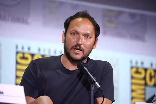 Louis Leterrier speaking at the 2023 San Diego Comic Con International, for "Collider: Directors on Directing", at the San Diego Convention Center in San Diego,