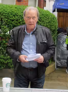 Dennis Waterman filming "New Tricks" in Battersea, London 2012