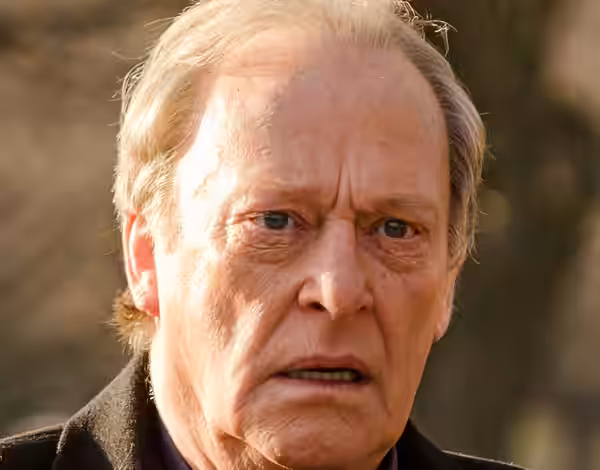 Dennis Waterman, English actor, filming New Tricks on location in St James's Park. (2012)