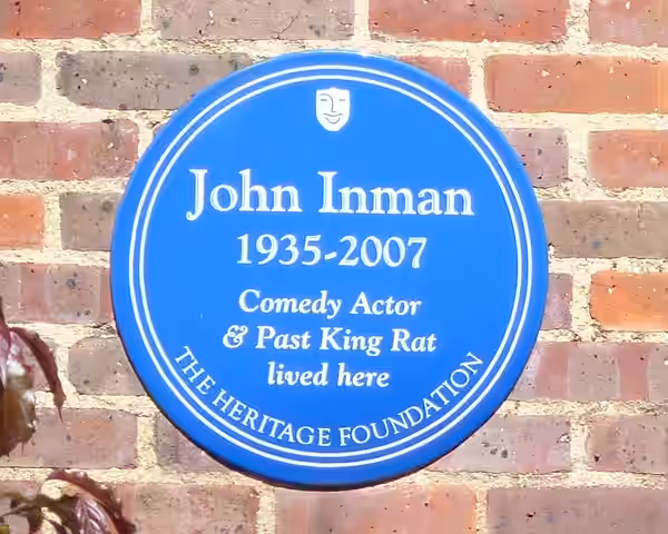 John Inman plaque (2020)