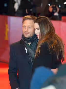 German actor Thomas Kretschmann with Brittany Rice, Opening of the 62nd Berlin International Film Festival. (2012)