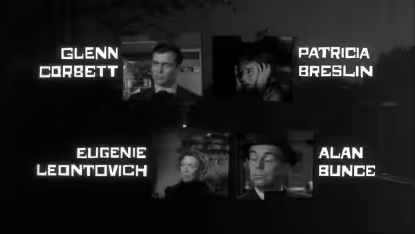 Glenn Corbett, Patricia Breslin, Eugenie Leontovich and Alan Bunce in Homicidal (1961)