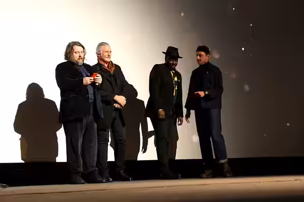 Ben Wheatley, a proudcer, Babou Ceesay, Enzo Cilenti (2016)