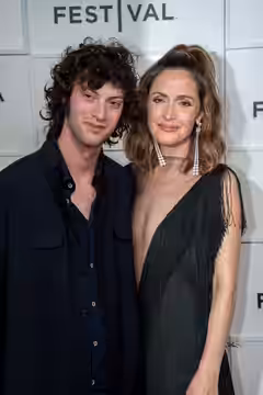 Dominic Sessa and Rose Byrne during the Tow premiere at the 2025 Tribeca Festival