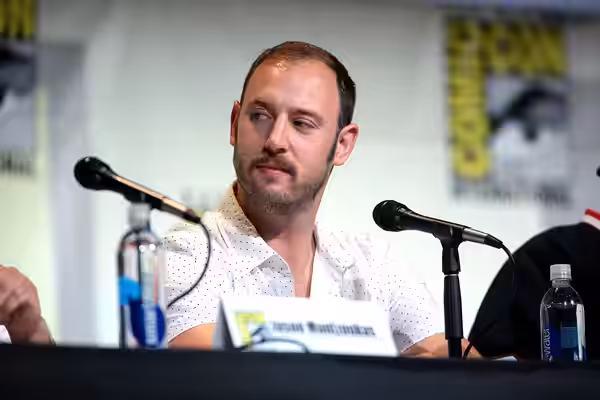 Evan Goldberg speaking at the 2016 San Diego Comic Con International, for "Preacher", at the San Diego Convention Center in San Diego, California. Please attrib