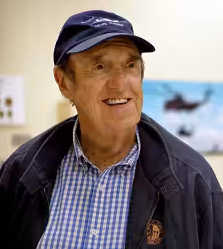 Actor Jim Nabors during a visit to Marine Corps Base Hawaii April 22nd, 2010.
