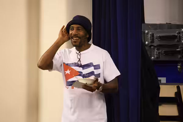 Danny John-Jules aka Cat from Red Dwarf at Dimension Jump XV, Birmingham UK (2009)