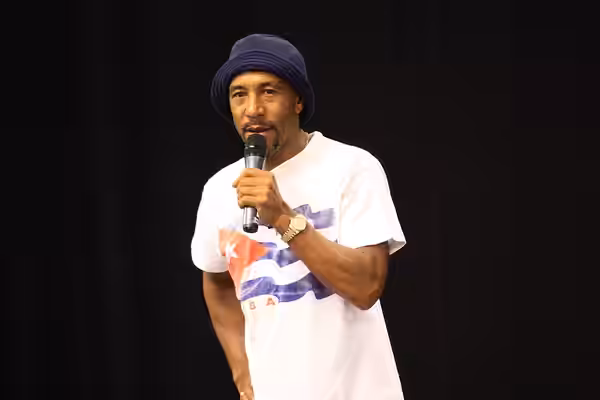 Danny John-Jules aka Cat from Red Dwarf at Dimension Jump XV, Birmingham UK (2009)
