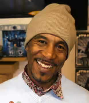 Photograph of Danny John-Jules at Play.com Live 2008.