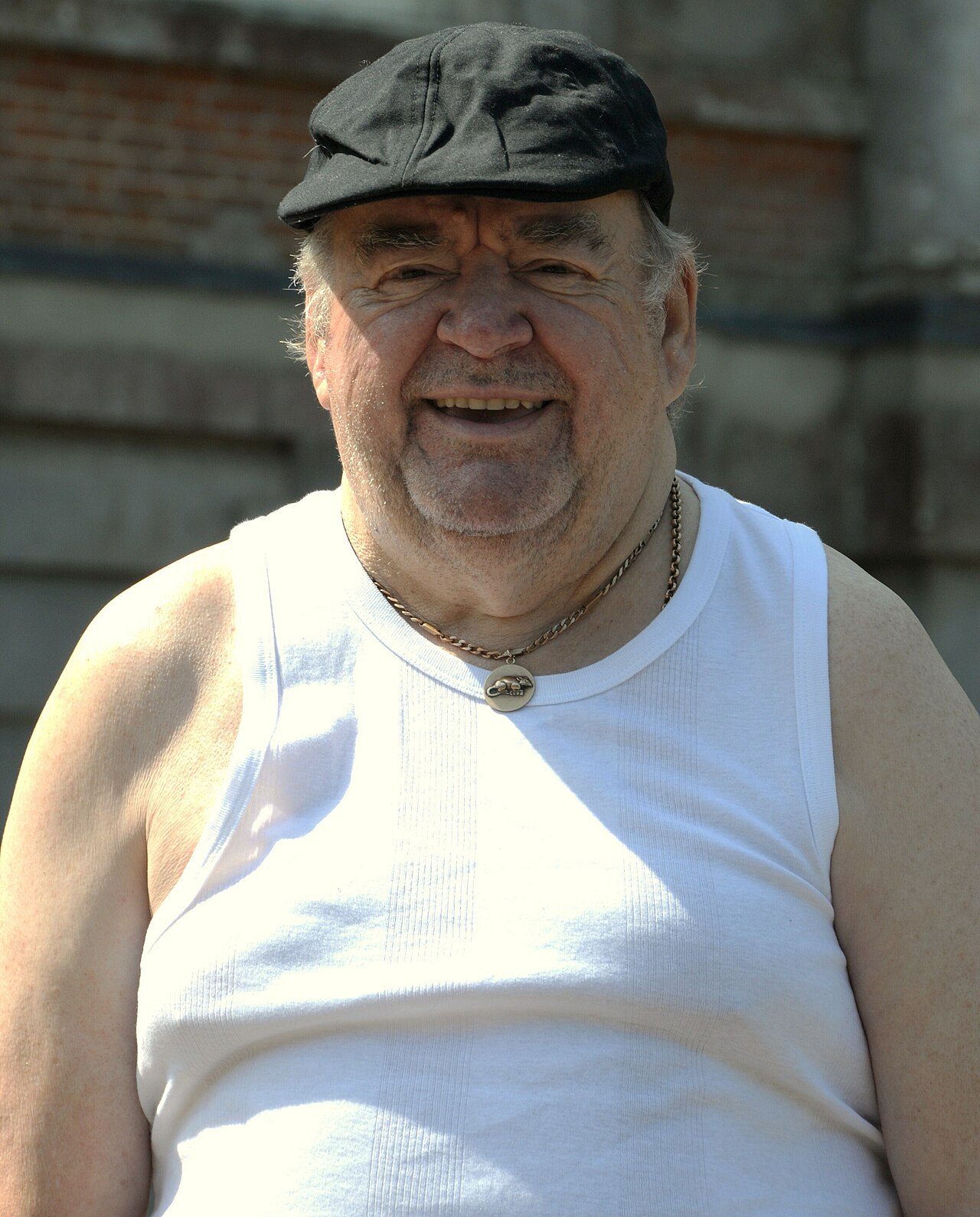Paul Shane as Terry 'The Taxman' Tempest in short film The Grey Mile. July 2011.