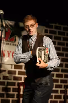 Flickr description Hosted by Rob Stern, “Overload The Machine” features some of the funniest comedians in NYC performing as characters. The Live show is at The  (2011)