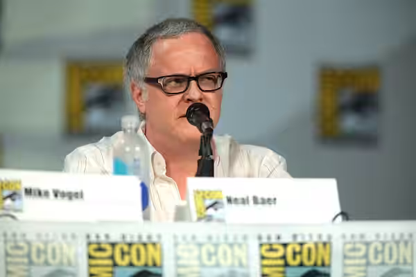 Neal Baer speaking at the 2014 San Diego Comic Con International, for "Under the Dome", at the San Diego Convention Center in San Diego, California. Please attr