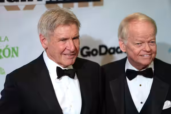 Harrison Ford and Jimmy Walker on the red carpet at Celebrity Fight Night XXIII at the JW Marriott Desert Ridge Resort &amp; Spa in Phoenix, Arizona. Please att (2017)