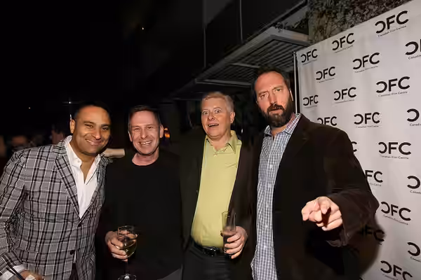 Russell Peters, Scott Thompson, Dave Foley and Tom Green at a Canadian Film Centre &amp; Variety-hosted reception for the Telefilm Canada Features Comedy Lab. T (2012)
