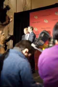 Jeff Perry and Tony Goldwyn at the 73rd Annual Peabody Awards. (2014)