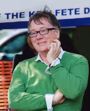 British actor Jeff Rawle at the Kew Fair Dog Show, where he was a judge. The photographer and author of this image is Richard Harris. (2011)