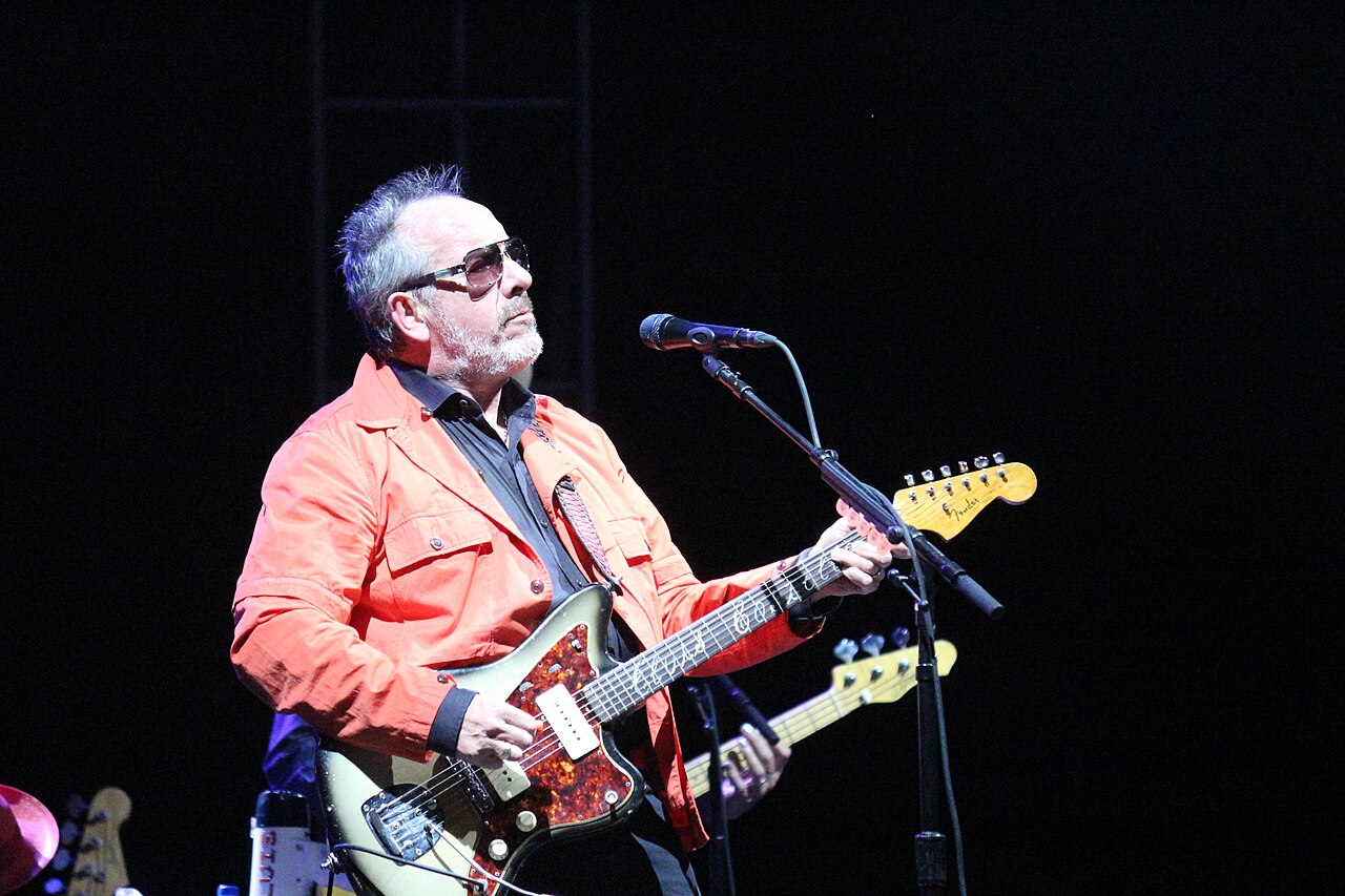 Elvis Costello performing at the Memorial Park Concert in Omaha on Aug. 28, 2021. Please credit Matt A.J. if used elsewhere.