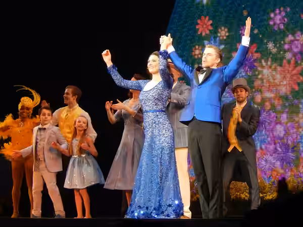 Starring Derek Hough and Larua Benanti
