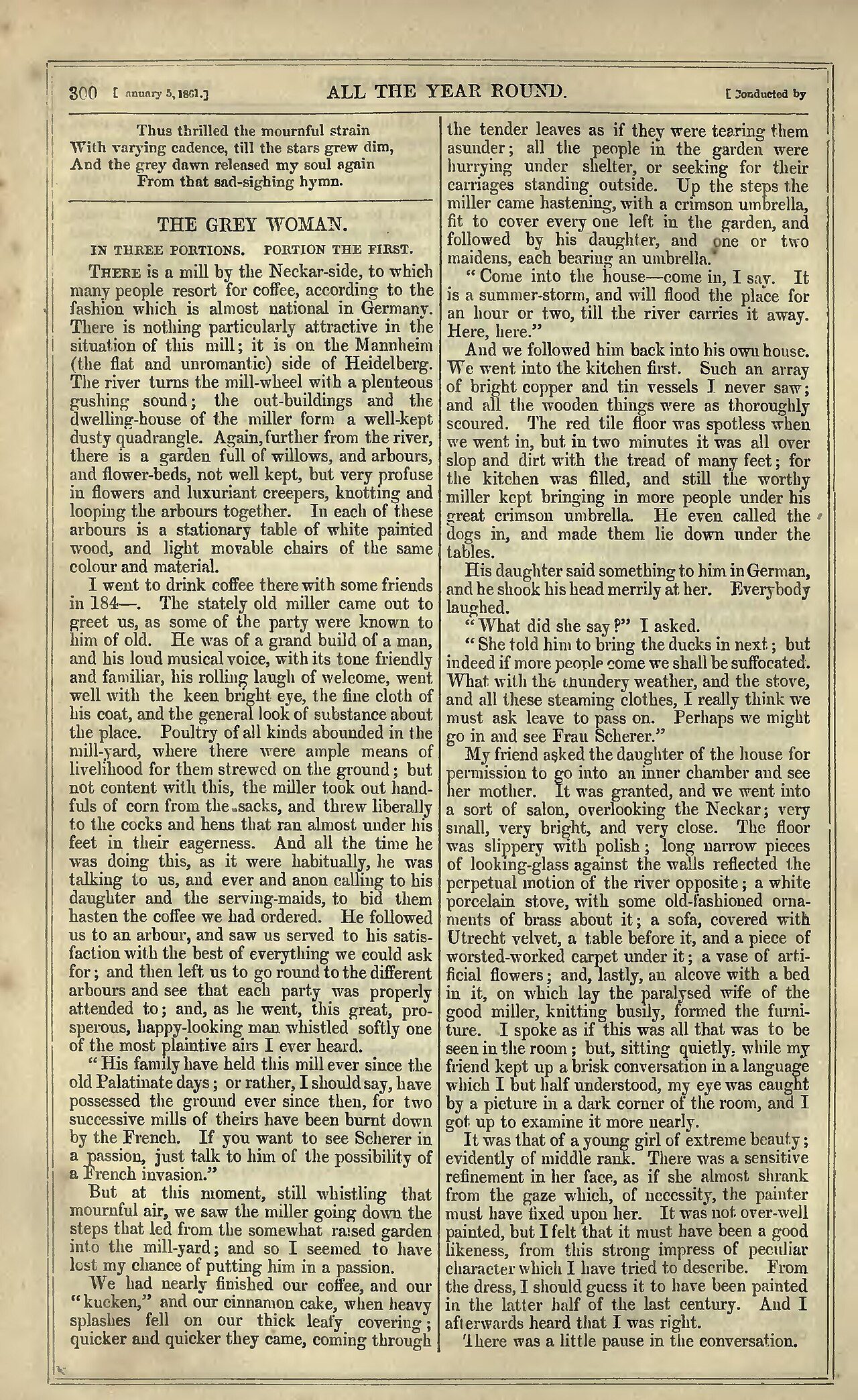 First page of The Grey Lady