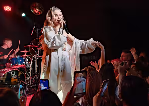 Dove Cameron at The Moroccan Lounge on October 10th, 2021.