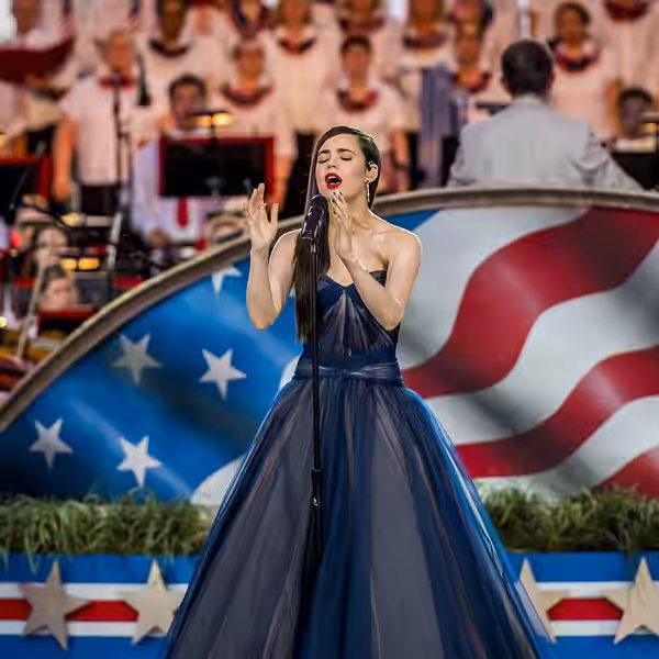 WASHINGTON, DC (July 3, 2017)--Performers, support staff and attendees gather on the Capitol grounds for dress rehearsal of the annual "A Capitol Fourth" concer