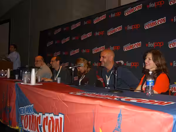 The Marvel Comics Prose Novels panel on Day 2 of the 2012 New York Comic Con, Friday October 12, 2012 at the Jacob K. Javits Convention Center in Manhattan. Fro